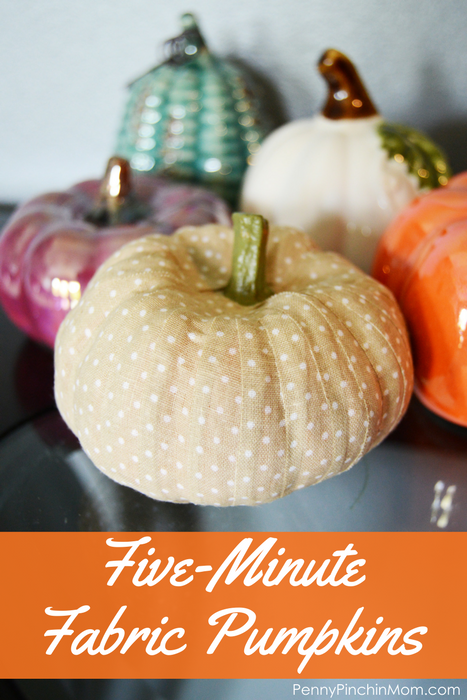 Five-Minute Fabric Pumpkins