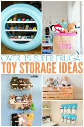 More than 15 Frugal Toy Storage Ideas Anyone Can Create