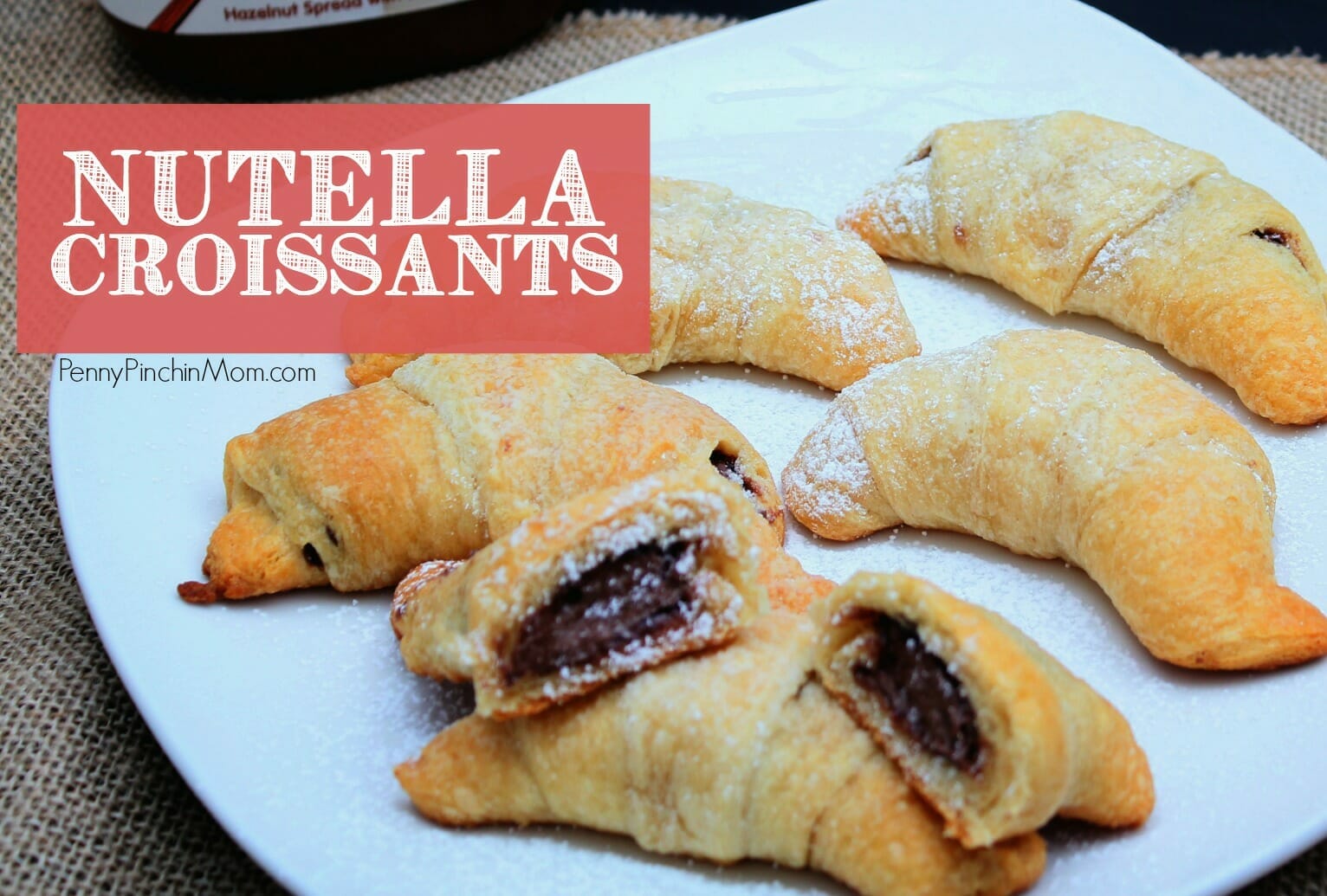 Croissant with Nutella