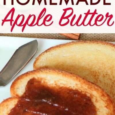 Old Fashioned Apple Butter Recipe