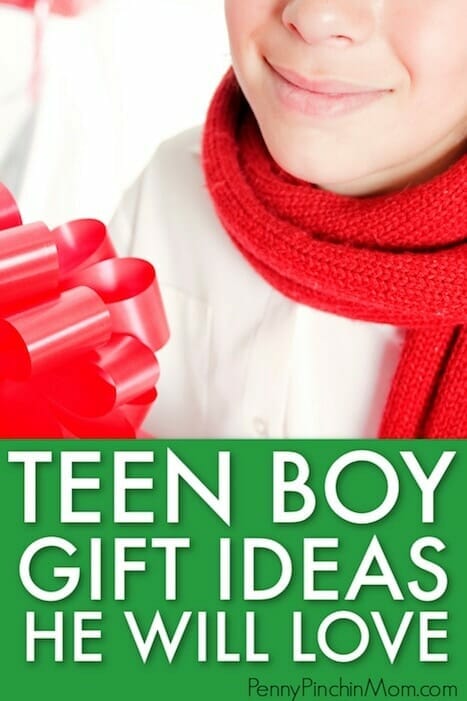 teen boy gift idea in his hand