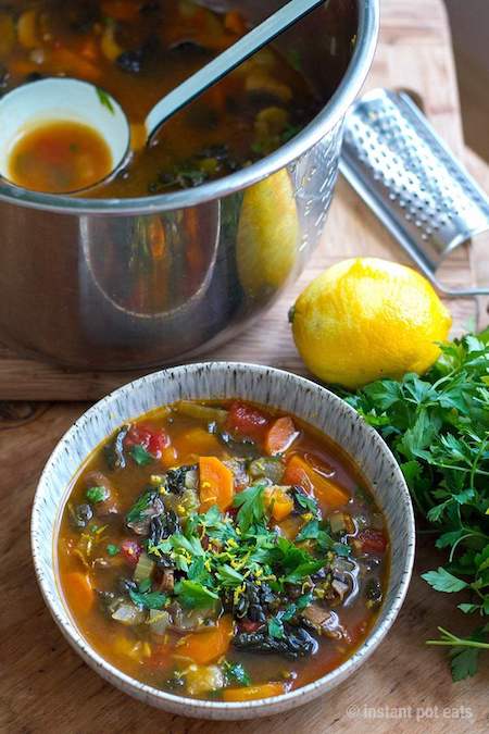 Farmhouse Vegetable instant pot soup