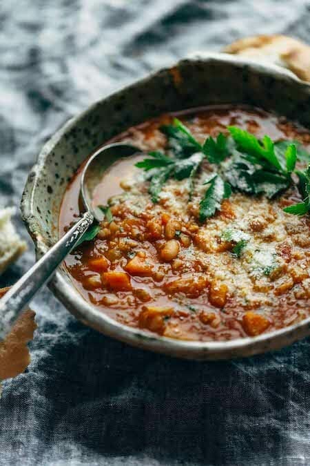 Minestrone instant pot soup