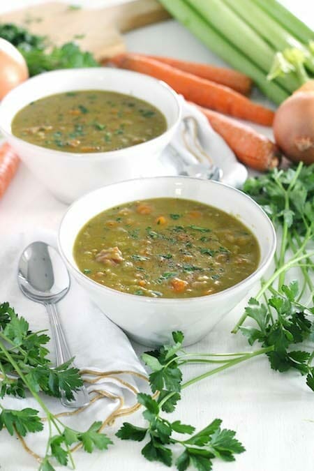 Split Pea instant pot soup