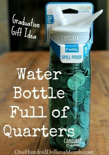 money gift ideas - water bottle