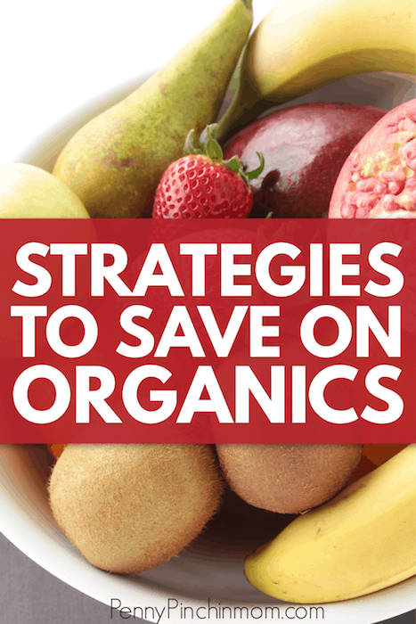 organic foods savings