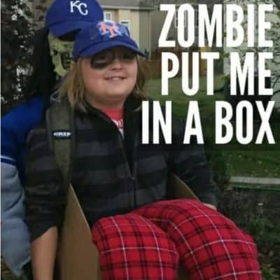 Zombie Put Me In A Box Halloween Costume