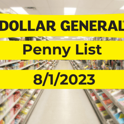 Dollar General Penny List | August 1, 2023