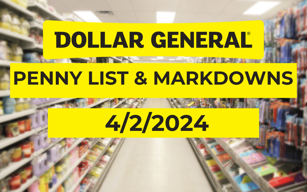 Dollar General Penny List - 4-2-2024