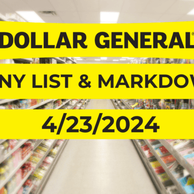 Dollar General Penny List & Markdowns | April 23, 2024