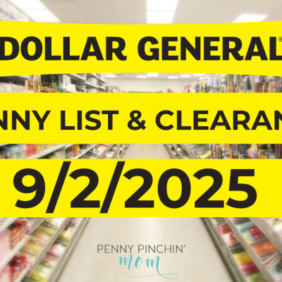 Dollar General Penny List – September 2, 2025 | 9/2/2025