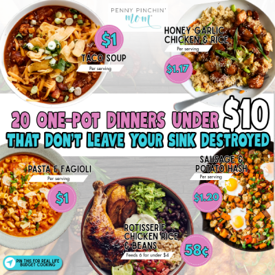 20 One-Pot Dinners Under $10 That Don’t Leave Your Sink Destroyed
