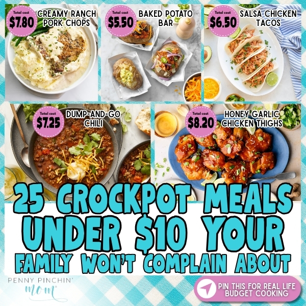 25 Crockpot Meals Under $10 Your Family Won’t Complain About