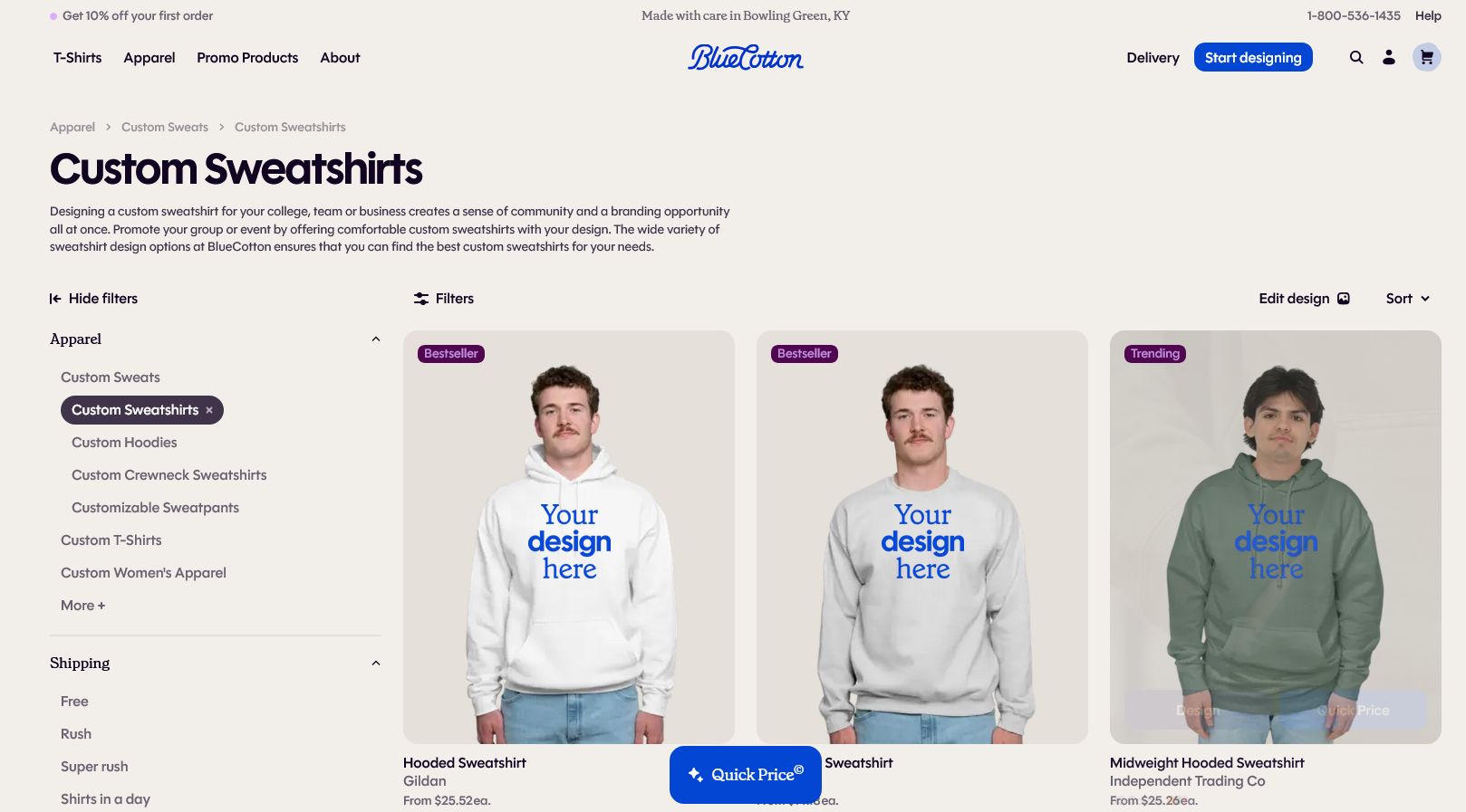 The Best Websites for Custom Sweatshirts for Team Events