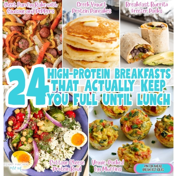 High protein breakfast recipes: 24 filling morning meals with eggs, Greek yogurt, and protein-rich ingredients to stay full.