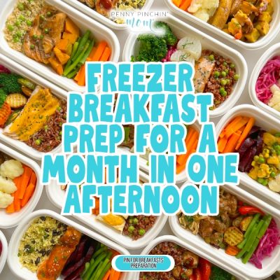 Freezer Breakfast Prep for a Month in One Afternoon