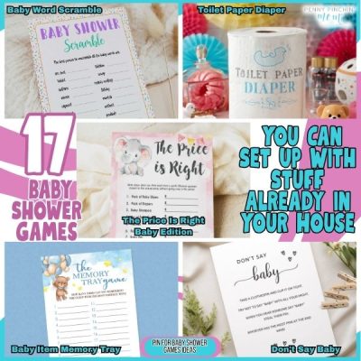 17 Baby Shower Games You Can Set Up With Stuff Already in Your House