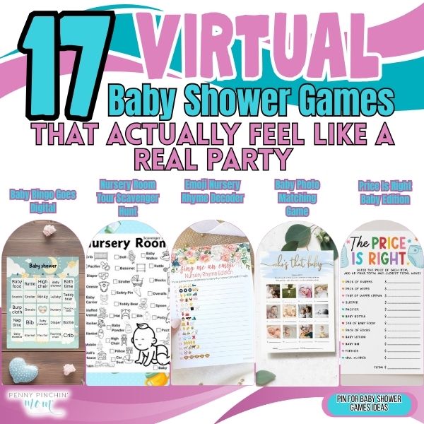 17 Virtual Baby Shower Games That Actually Feel Like a Real Party