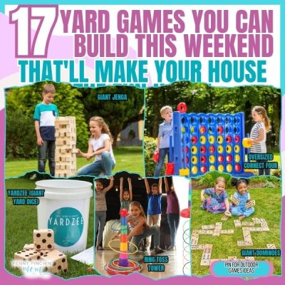 17 Yard Games You Can Build This Weekend That’ll Make Your House the Fun House