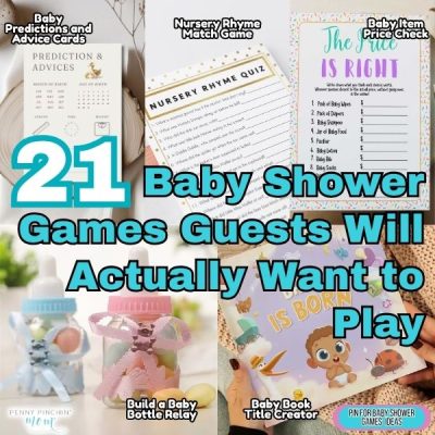 21 Baby Shower Games Guests Will Actually Want to Play