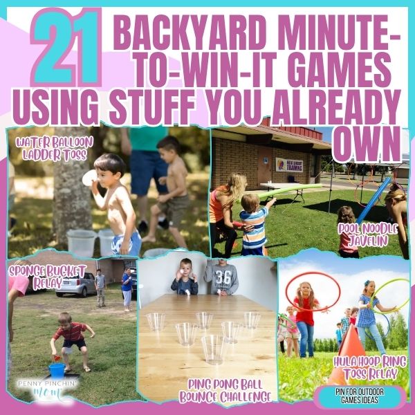 21 Backyard Minute-to-Win-It Games Using Stuff You Already Own