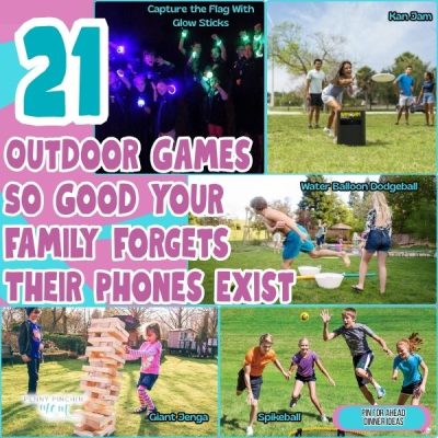 21 Outdoor Games So Good Your Family Forgets Their Phones Exist