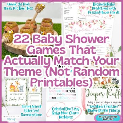 22 Baby Shower Games That Actually Match Your Theme (Not Random Printables)