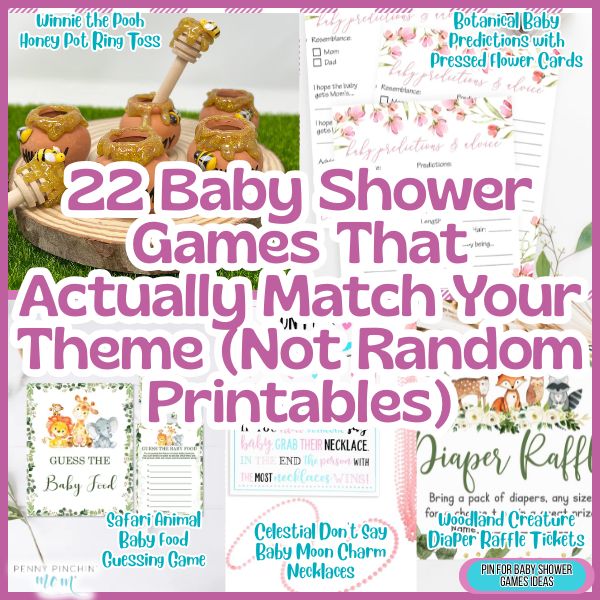 22 Baby Shower Games That Actually Match Your Theme (Not Random Printables)