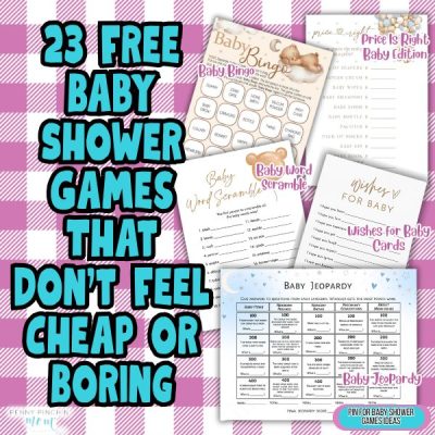 23 Free Baby Shower Games That Don’t Feel Cheap or Boring
