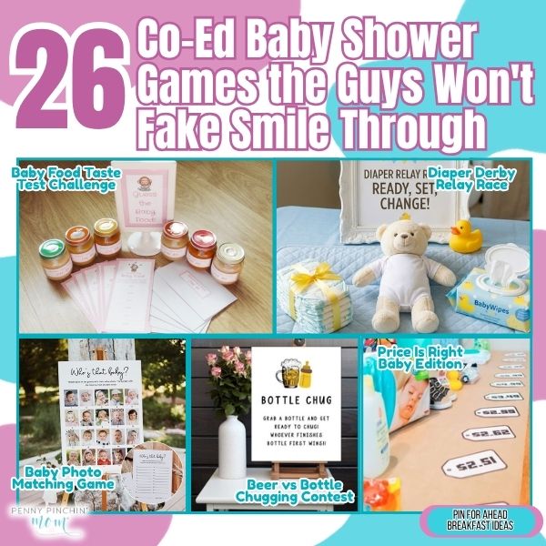 26 Co-Ed Baby Shower Games the Guys Won’t Fake Smile Through
