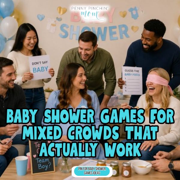 Baby shower games for mixed groups: inclusive activities that work for all genders and ages without awkwardness or exclusion.