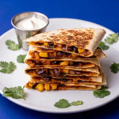 Hearty Black Bean Quesadillas