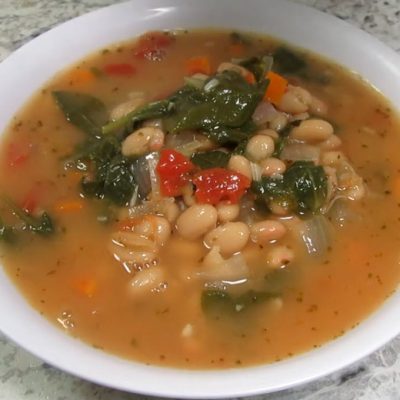 White Bean Spinach Soup