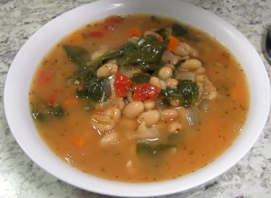 White Bean Spinach Soup