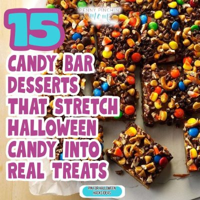 15 Candy Bar Desserts That Stretch Halloween Candy Into Real Treats