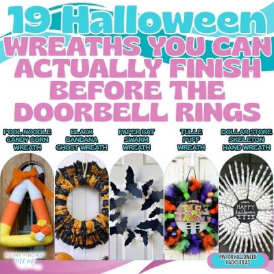 19 Halloween Wreaths You Can Actually Finish Before the Doorbell Rings