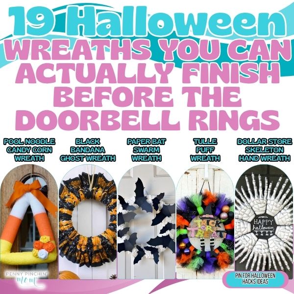 19 Halloween Wreaths You Can Actually Finish Before the Doorbell Rings