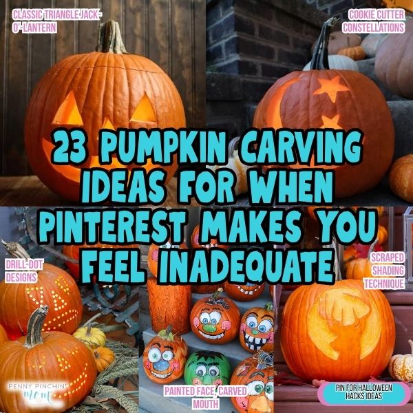 23 Pumpkin Carving Ideas for When Pinterest Makes You Feel Inadequate