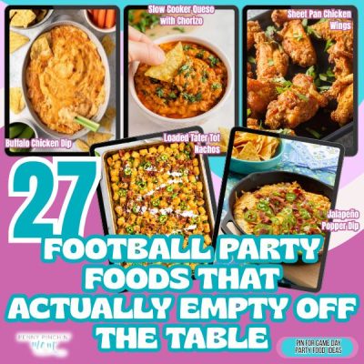 27 Football Party Foods That Actually Empty Off the Table