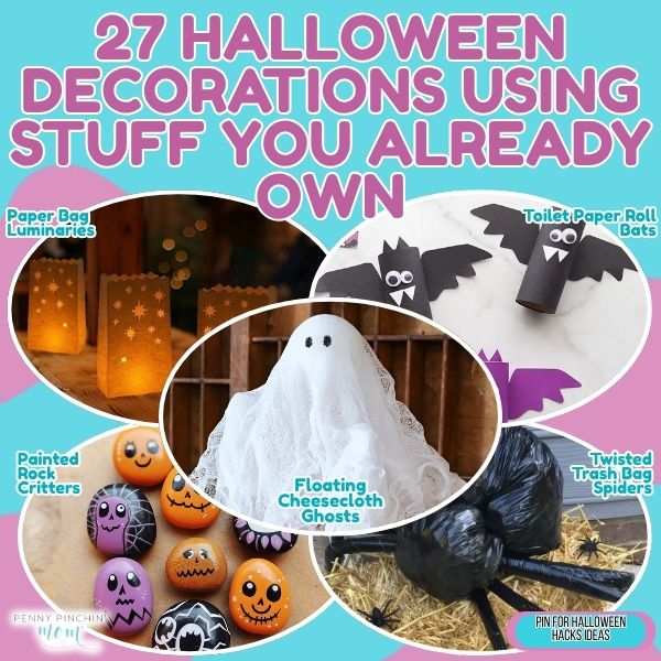 27 Halloween Decorations Using Stuff You Already Own