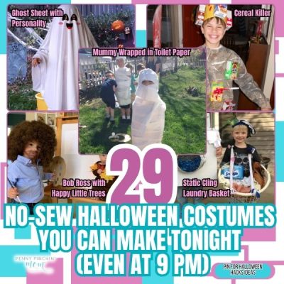 29 No-Sew Halloween Costumes You Can Make Tonight (Even at 9 PM)