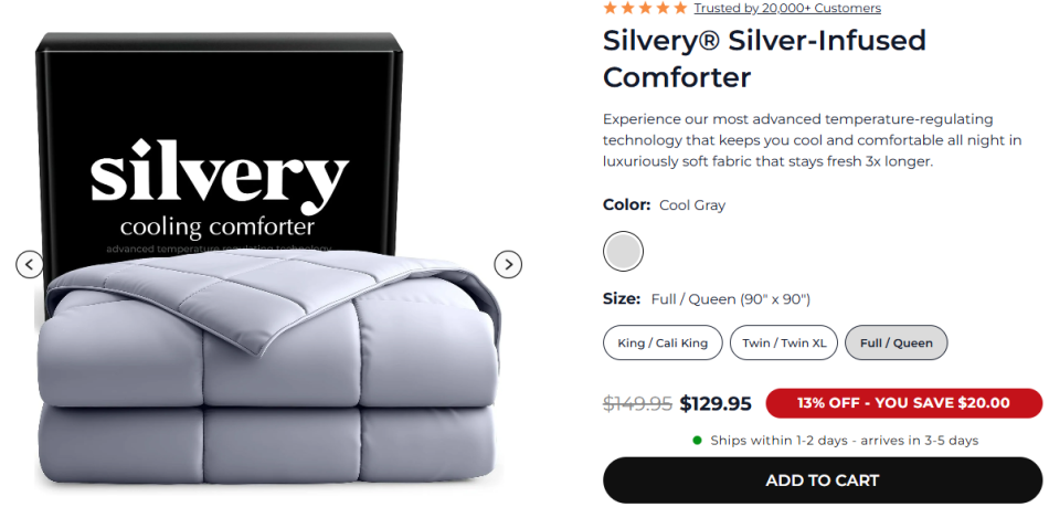 silvery