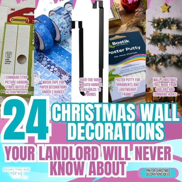 24 Christmas Wall Decorations Your Landlord Will Never Know About