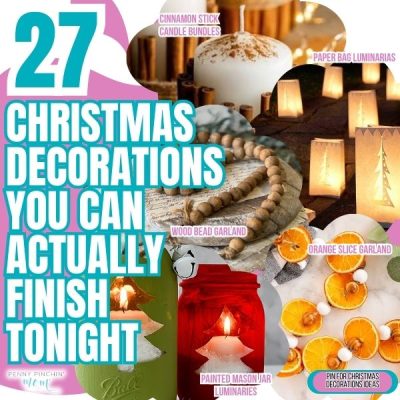 27 Christmas Decorations You Can Actually Finish Tonight