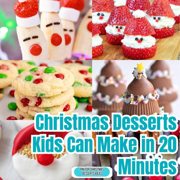 Christmas Desserts Kids Can Make in 20 Minutes