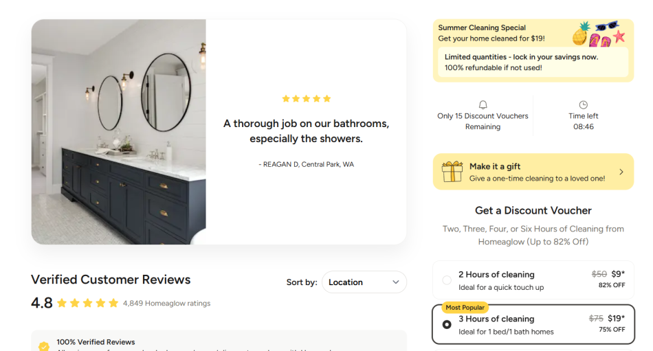 Homeaglow vs. Thumbtack for Home CleaningÂ