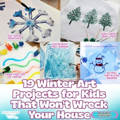 19 Winter Art Projects for Kids That Won’t Wreck Your House
