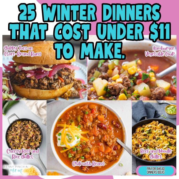 25 Winter Dinners That Cost Under $11 to Make.
