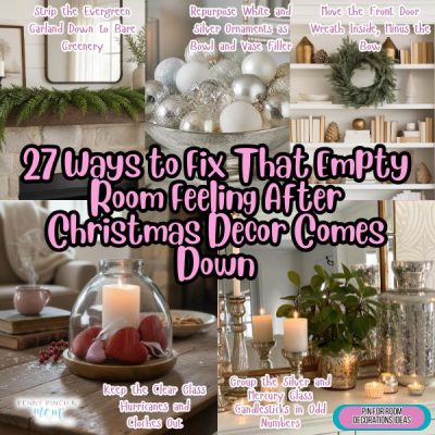 27 Ways to Fix That Empty Room Feeling After Christmas Decor Comes Down